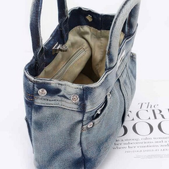 Denim Crossbody Bag - Picture 4 of 4